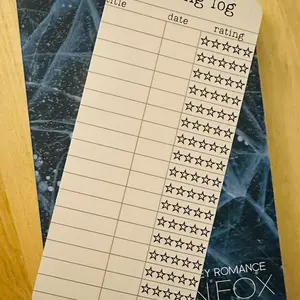 Reading log Bookmark/ Bookmark/reading log