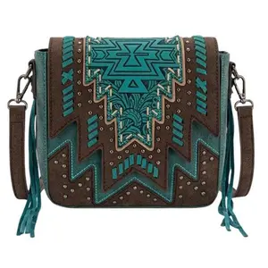 Montana West Tooled Aztec Collection Collection Crossbody