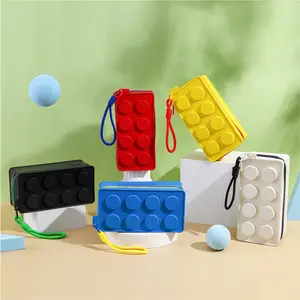 Building Block-Shaped Resealing Zipper Storage Bag - Large-Capacity Multi-Purpose Home Organizer for Cosmetics, Stationery, Travel, Multi-Purpose Storage Bags, Resealing Storage Bags
