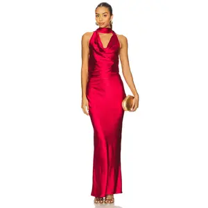 SNDYS Rosanna Maxi Dress in Red