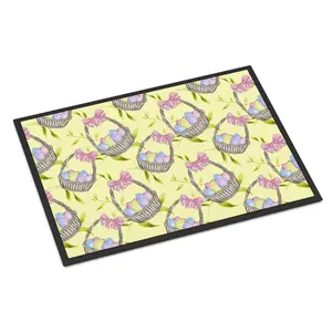 Easter Basket and Eggs Indoor or Outdoor Mat 18x27 BB7490MAT