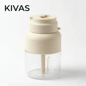 KIVAS Mini Personal Blender for Shakes and Smoothies – 80W Three-layer Blade Electric Juicer, BPA-Free 20oz Cup, USB Rechargeable, Portable Compact Blender for Smoothies, Ice, Fruit & Vegetables, Monther's Gift
