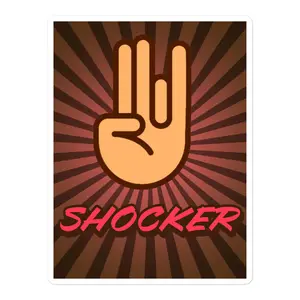The Shocker - Bubble-free stickers