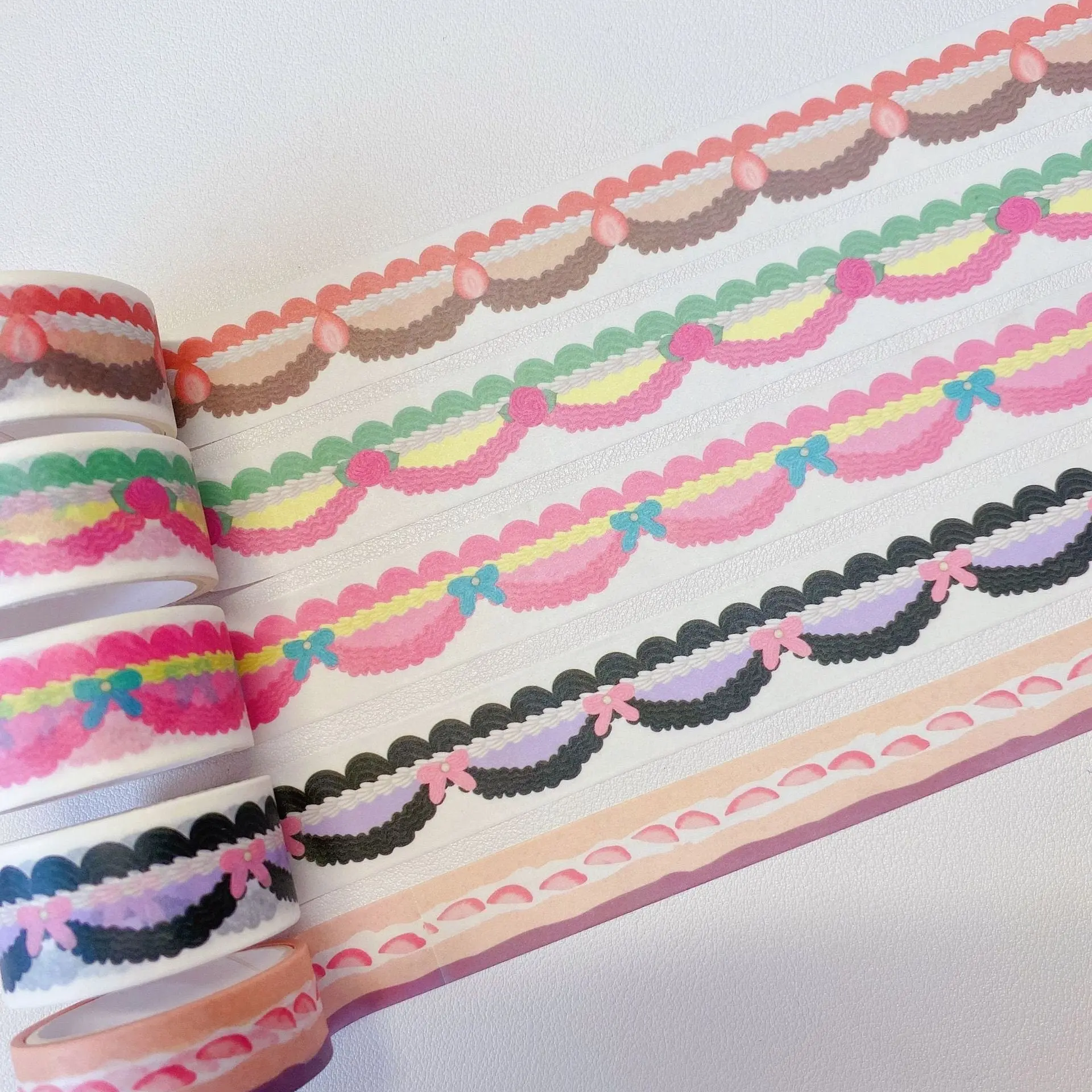 Cream Cake Washi Tape for Office Stationery Supplies
