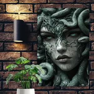Vintage Medusa  Wall Poster: 8x12Inch/20*30cm - Artistic Home Decorations Hanging Wall Art