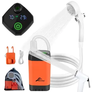 Ann Katy Portable Shower, 5V 2A Portable Electric Shower,Outdoor Shower Equipment for Camping &Hiking, Pet Cleaning, Car Washing, CampingGear Travel Accessory