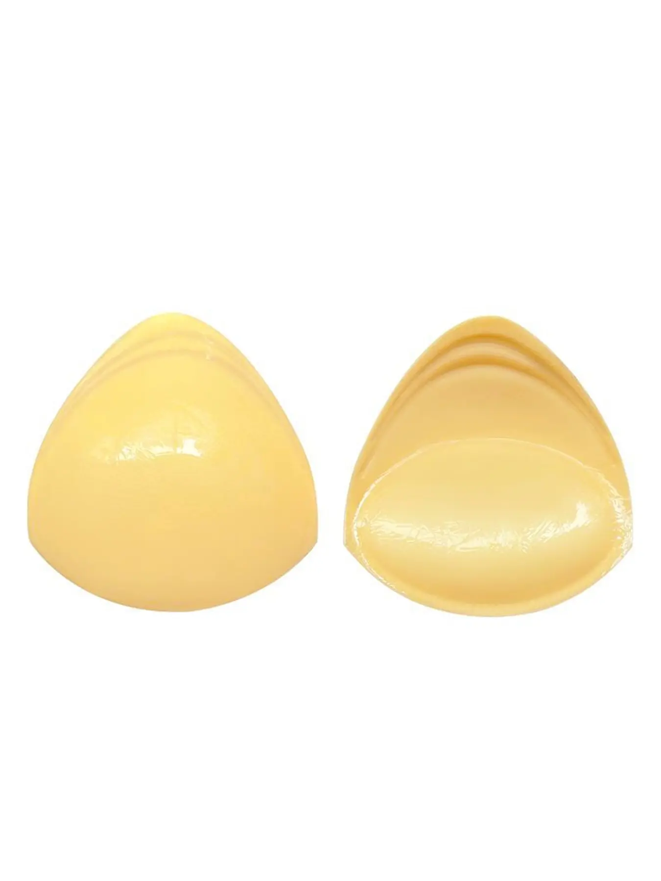 Double-Sided Sticky Bra Inserts, Croppable Triangle Design, Invisible Self-Adhesive Backless Push-Up Pads for Underwear & Swimwear Use