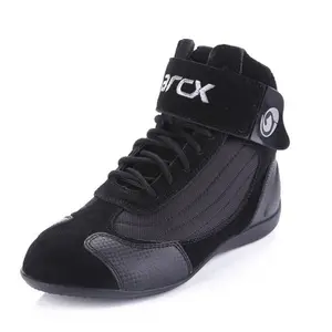 Outdoor Sports Racing Shoes Motorcycle Boots Men'S And Women'S Motorcycle Shockproof Drop-Resistant Breathable Medium Bootss# Riding Hobby