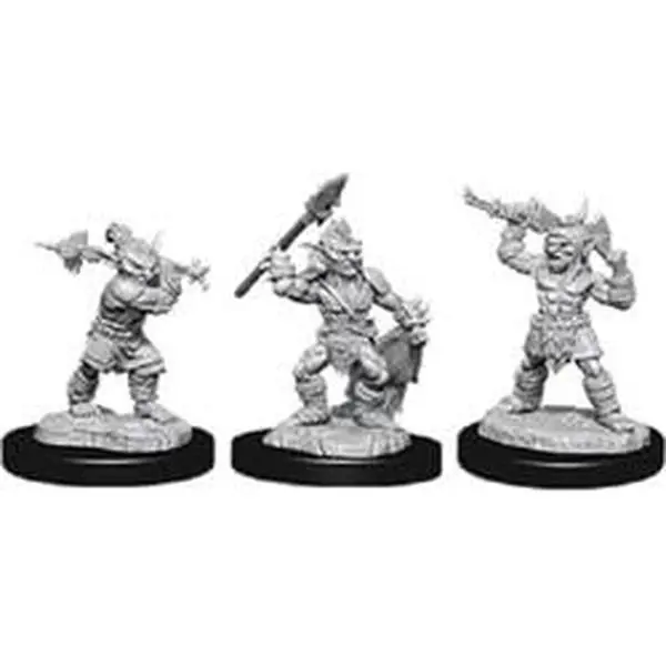 WizKids WZK90063 D&D Nolzur's Marvelous Unpainted Miniatures - Goblins & Goblin Boss, Wave 12 Collectible Figurine, Collectibles