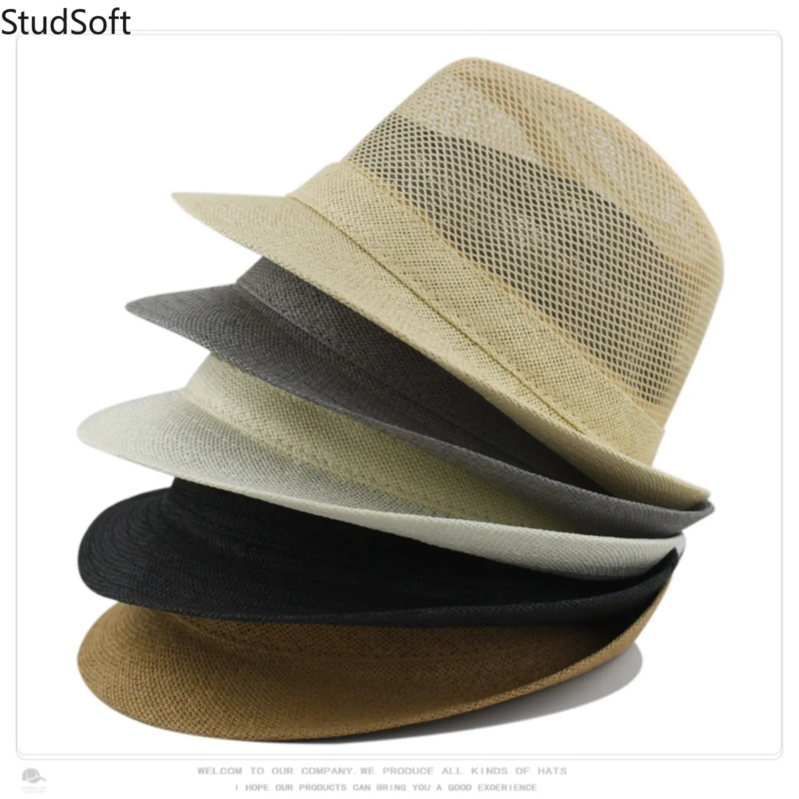New Men's Straw Outdoor Hat - Summer Sports Outdoor Hat with Breathable Mesh Cutouts, Rolled Brim, and UV Protection, Outdoor Hats, Sports Outdoor Hats,back to school,back to school haul