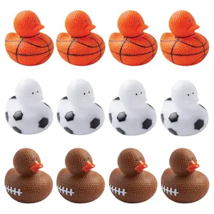 Sports Ball Rubber Ducks - 12 Pc.