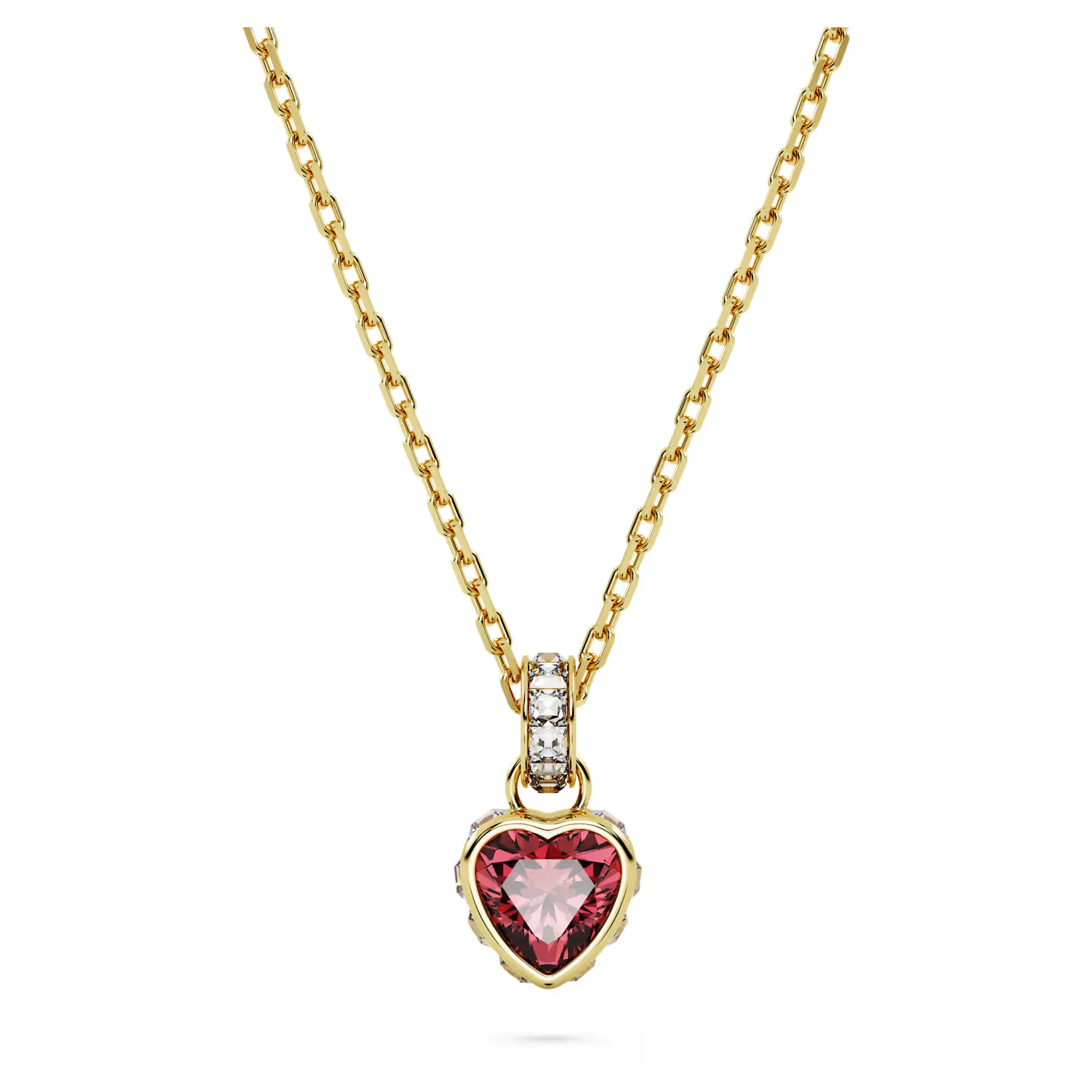 Swarovski Chroma Pendant - Heart - Red - Gold-tone Plated 5648750 Swarovski Chroma Pendant - Heart - Red - Gold-tone Plated 5648750