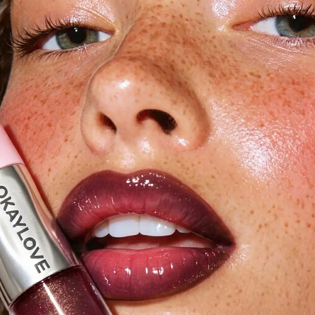 OKAYLOVE Peel&Glow 2-in-1 Lip Stain & Shimmer Gloss Duo, Long Lasting Lip Stain, Hydrating Non Sticky Glossy Lip Makeup #backtoschool #sohochic