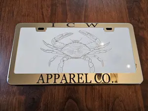 Custom License Plate Frame - Personalized Design for Unique Identity, Distinctive Style, and Enhanced Vehicle Appearance