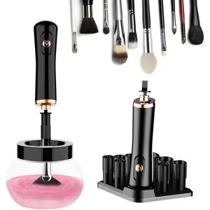 Makeup Brush Cleaner and Dryer Machine,Fast Electric Makeup Brush Cleaner Machine Automatic Brush Cleaner Spinner,Deep Cosmetic Brush Spinner for Brushes，Suit for Most Makeup Brush Sizes