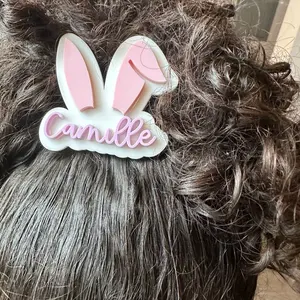 Easter Bunny Hair Clip