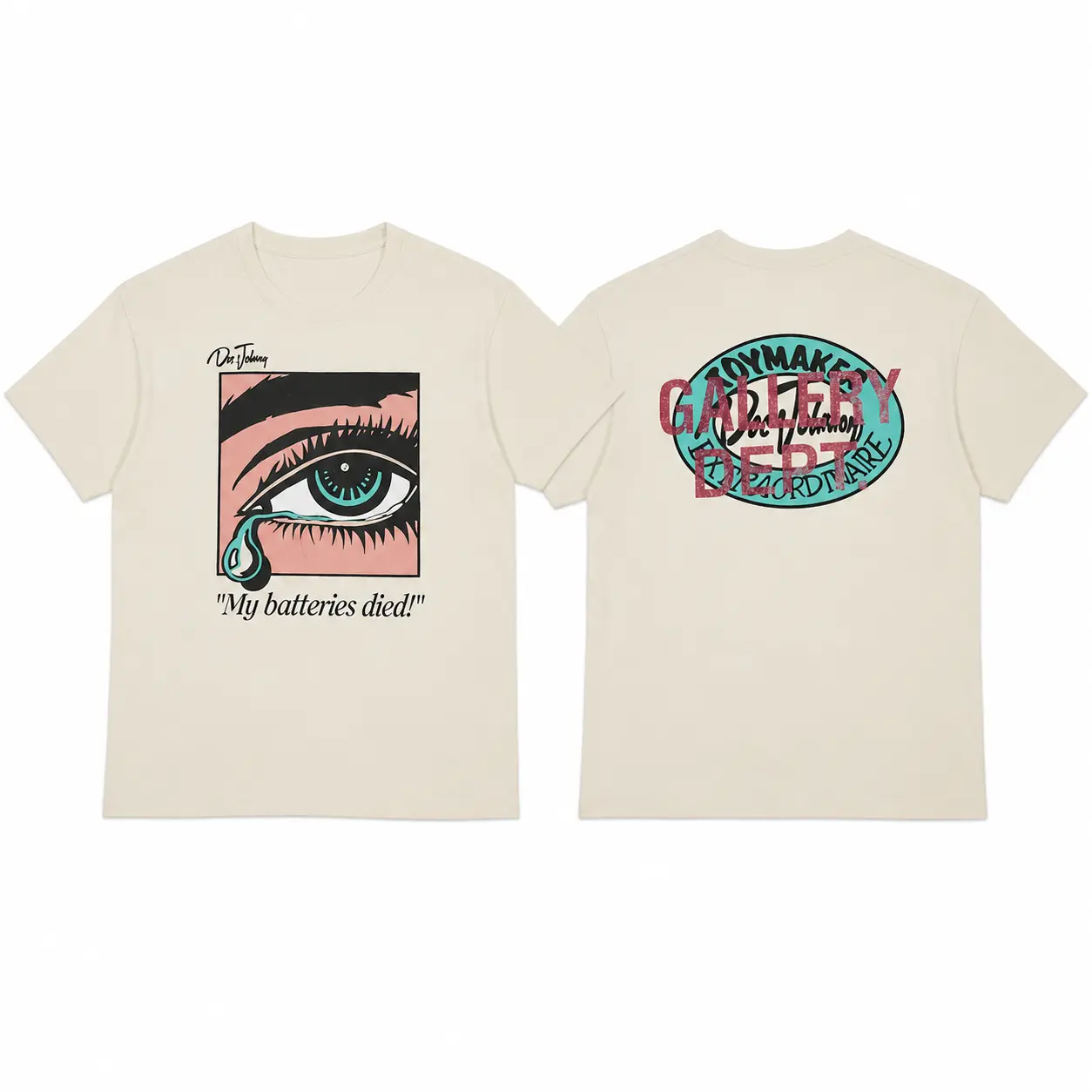 Vintage Dept Pop Art Eye Graphic T-Shirt, Retro Streetwear Cotton Tee, Abstract Illustration Shirt, Unisex Casual Graphic Tee