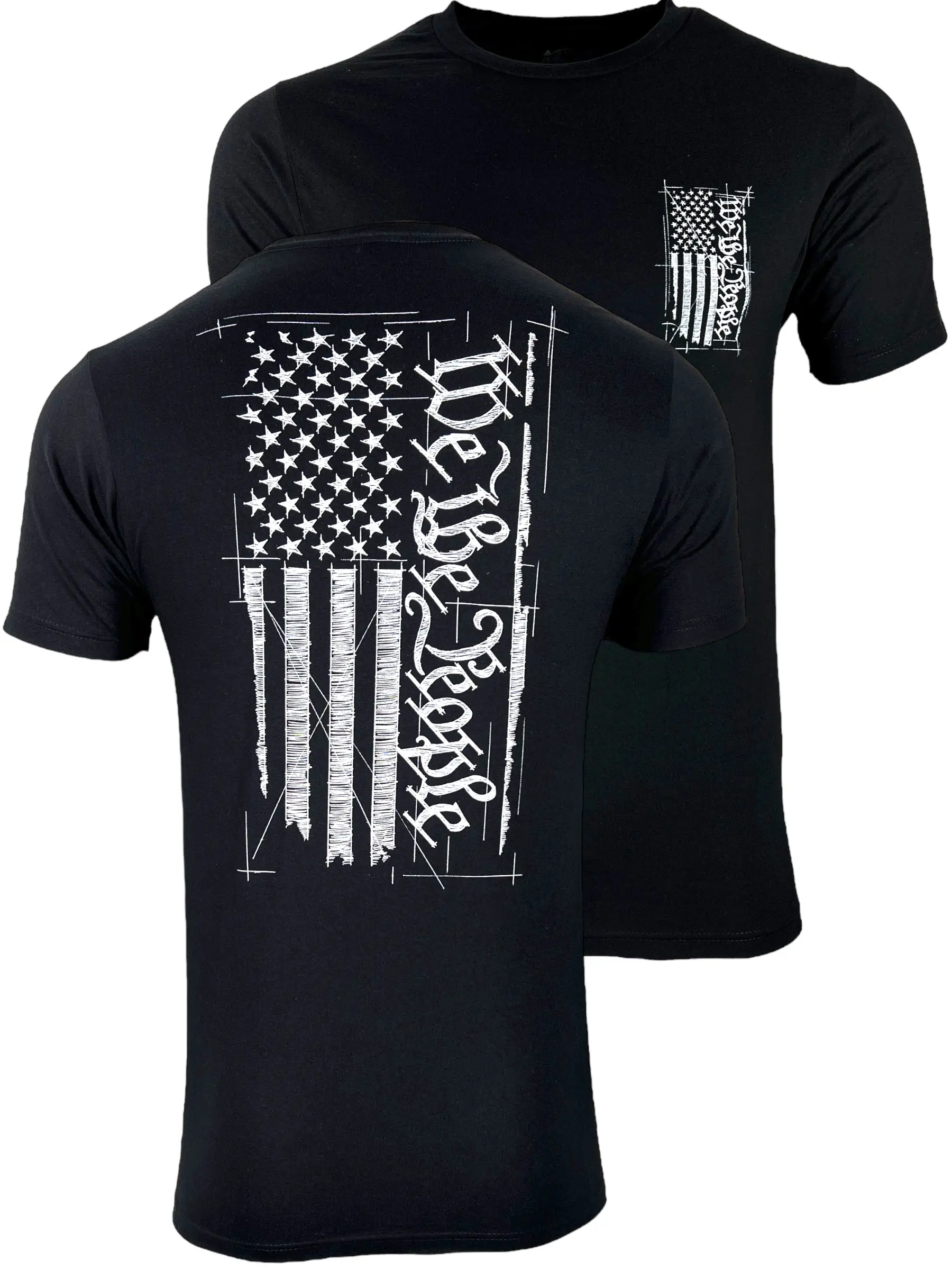 Howitzer Men's Original American-Themed Graphic Tops, Patriotic Military-Style T-Shirt, Casual Fit that Supports Veterans