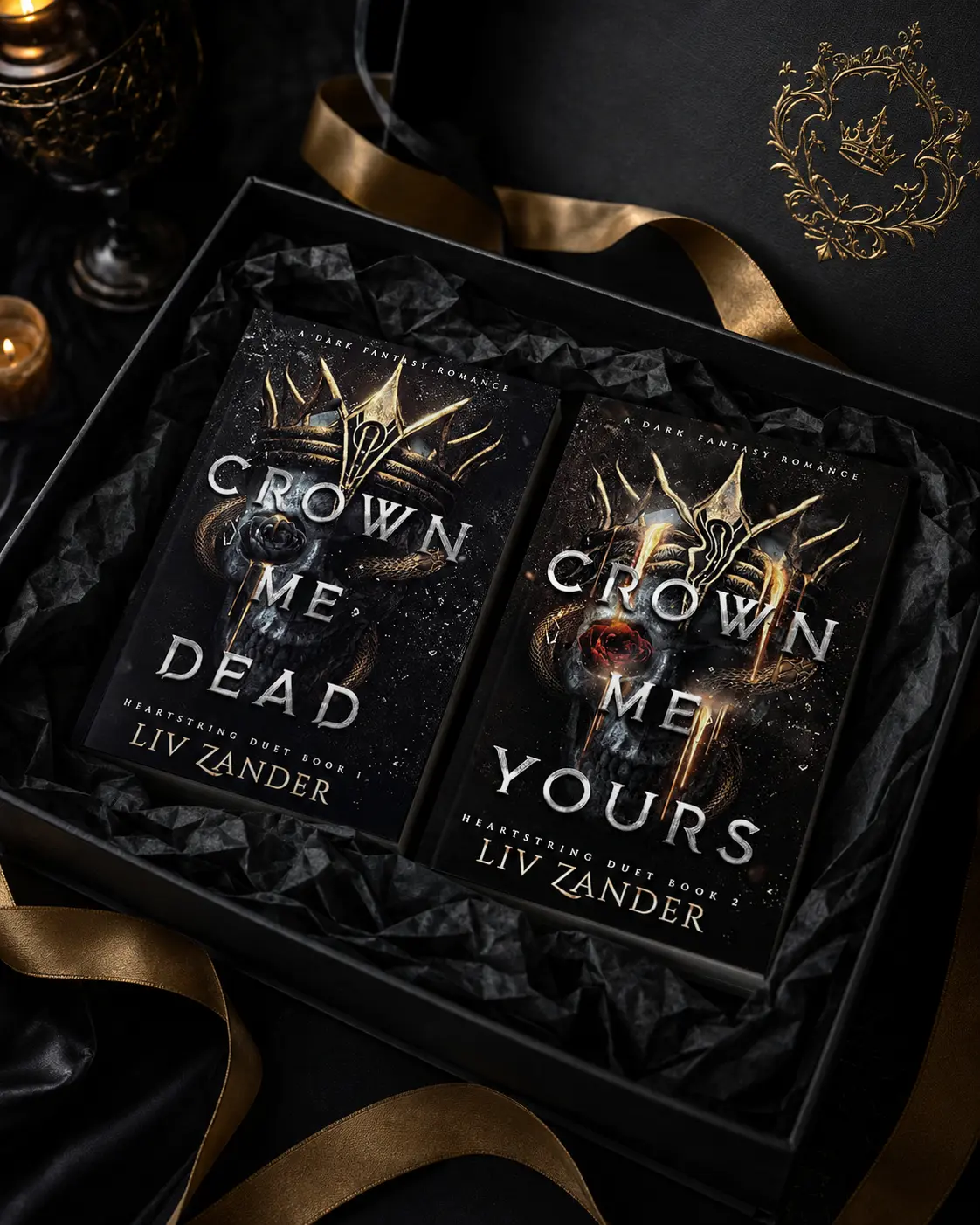 Liv Zander Heartstring Duet 2-Book Set – Crown Me Dead & Crown Me Yours, Dark Fantasy Romance Duology