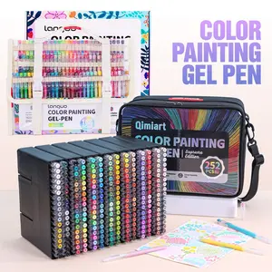 Languo Advanced Pen Set, Paint Pen, 252 Colors & 168 Colored Pencils, Ideal for Student Drawing, Note-Taking, DIY Art Projects, Perfect Gift
