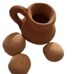 1 mini shot canatarito clay and 4 clay ball kit , pakete con 1 mini tekilero cantarito y 4 bolitas de barro