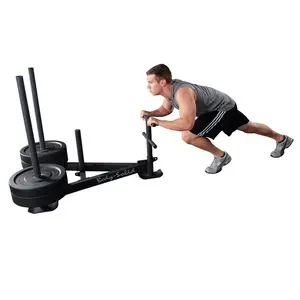 Body-Solid Weight Sled for Power Training, Speed, and Strength Conditioning Workouts