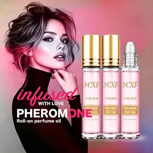 3-Piece Set of Women's Pheromone Perfume | Long-Lasting Pheromone Roll-On Perfume | Female Pheromone Oil to Attract Men | Perfect for dates and everyday use; an ideal gift for Mother's Day, birthdays, and Christmas. 15ml mini perfume
