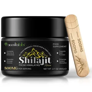 Acentiallabs Himalayan Shilajit Resin, 85+ Humic Acid Supplement Gel, Fitness, Himalayan (60G) Acentiallabs Himalayan Shilajit Resin, 85+ Humic Acid Supplement Gel, Fitness, Himalayan (60G)