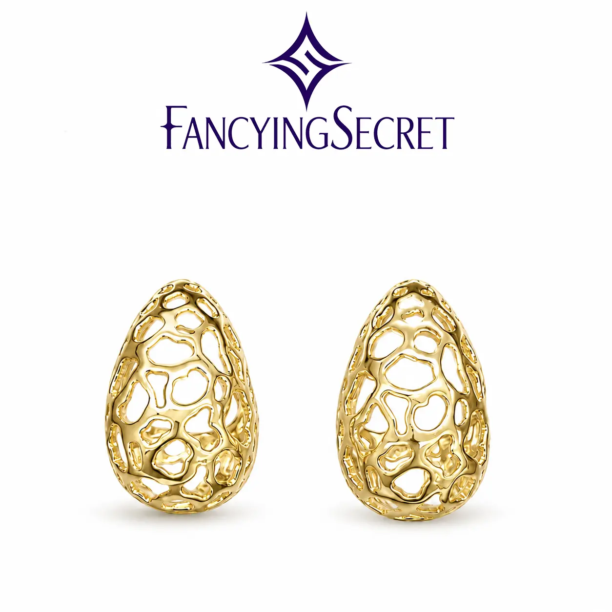 FancyingSecret- Body Jewelry Gold Hoop Earrings Set for Women 14K Gold Plated Lightweight Huggie Hoops Hypoallergenic Dainty Stud Hoop Earrings for Gift Springtok