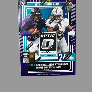 Donruss Optic Retail Blaster 2025 (Purple Shock Parallels) 6 Packs 24 Cards 3 Blaster Exclusive Rated Rookie Cards