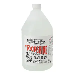 Toonshine Ready to Use Pontoon Cleaner & Aluminum Brightener - Safe for Aluminum Pontoons & Fiberglass Boats - No Warranty