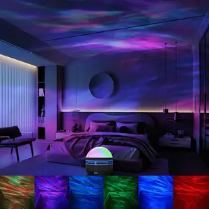 RGB night sky light with remote control color changing aurora projector - USB powered for home decoration, ideal for Halloween and Christmas parties