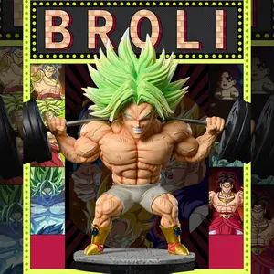6.3in/16cm Anime  Broly Figure Pvc Action Figures Fitness Broly Figurine Gk Statue Collection Model Toys