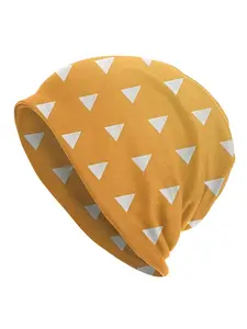 1PC	Skullies Beanies Caps Zenitsu's Pattern Thin Hat Autumn Spring Bonnet Hats Men Women's Unisex Ski Cap