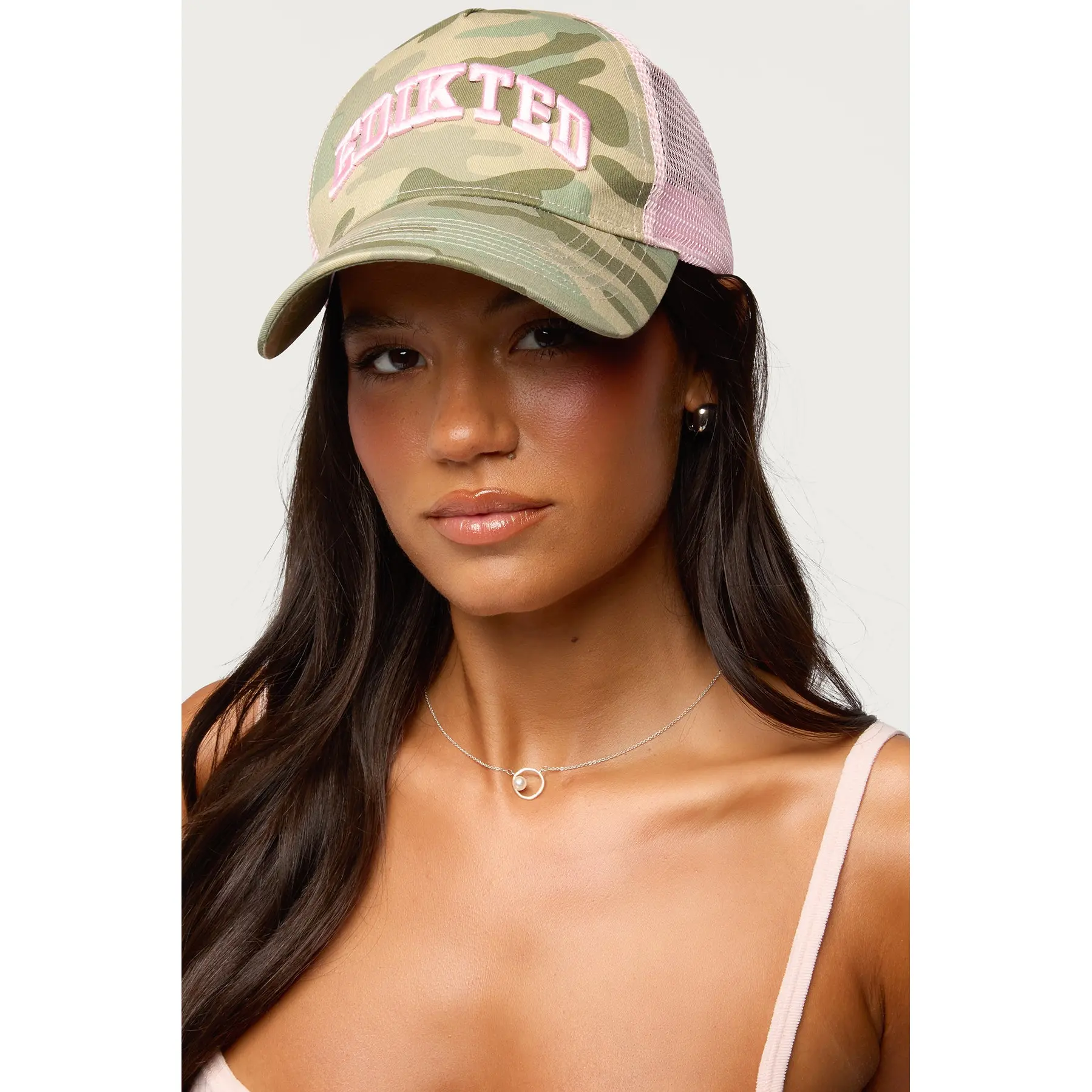 Edikted Core Camo Trucker Hat Edikted Core Camo Trucker Hat
