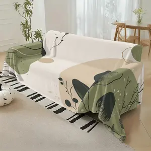 1pc Sofa Cover,Bohemian style 2D-Print, SoftPolyester Fabric, Suitable for All Seasons, Perfectfor Single to Four-Seater Sofas, ldeal for LivingRoom, Bedroom, Office Decor, Anti-Scratch SofaProtector--BG25082399
