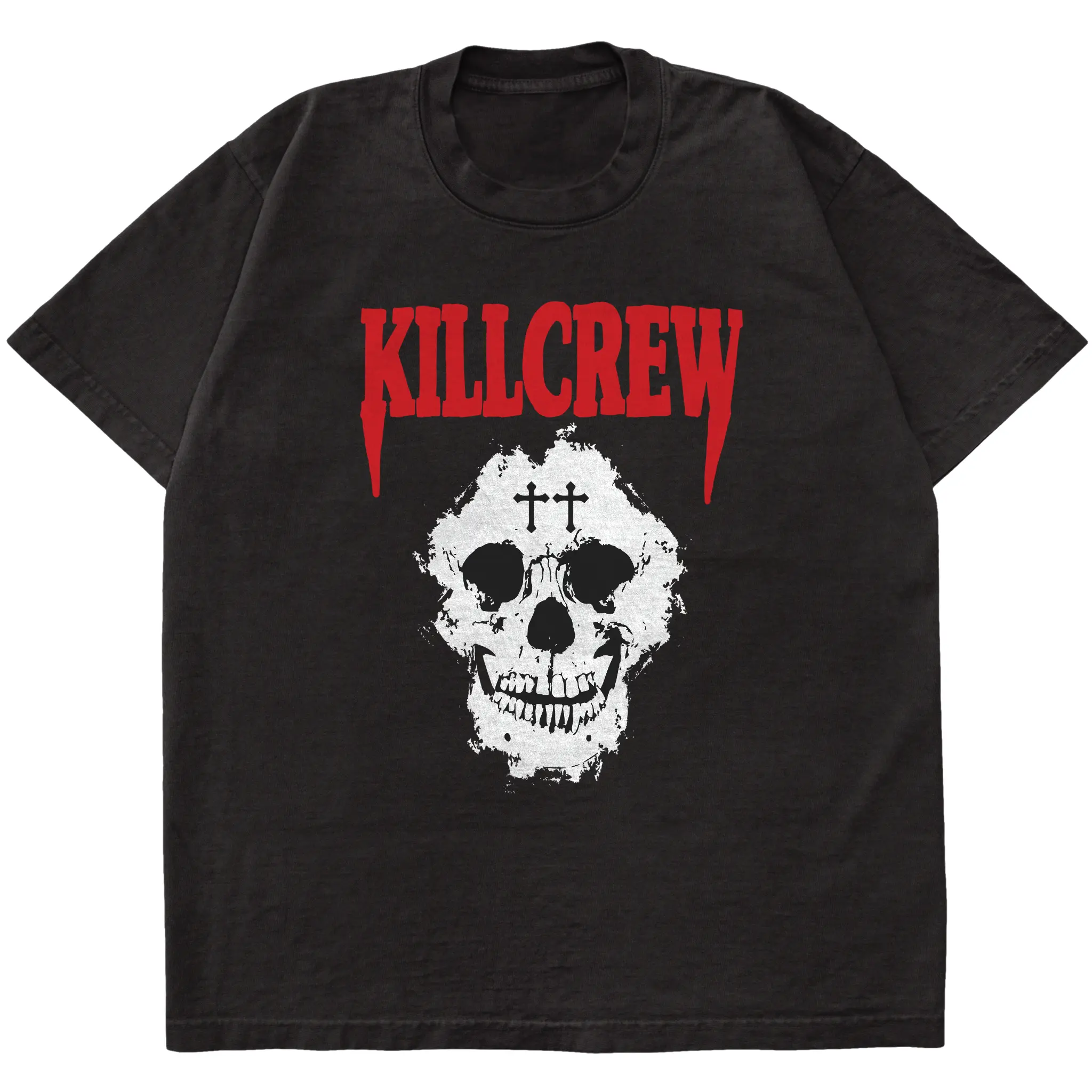 SKULL BLACK/RED