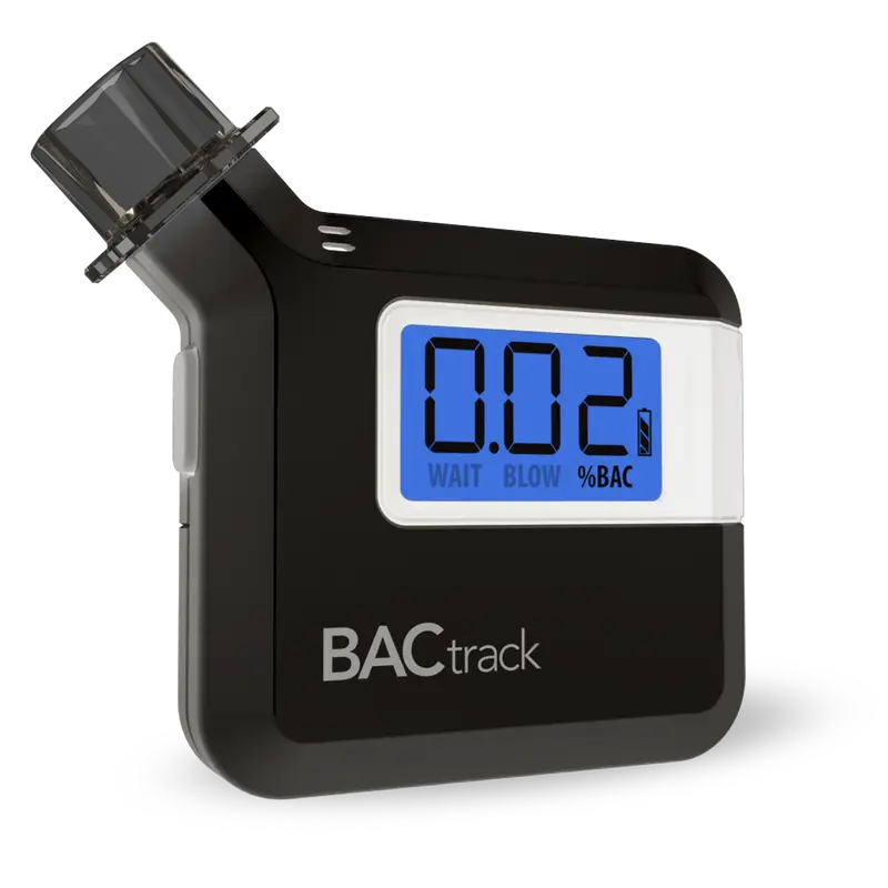 BACtrack T40 Quick Test Digital Display Breathalyzer - Advanced Microcheck Sensor, 2.2in Ultra-Portable 2oz BAC Monitor, 2.2in L x 0.66in W x 2.5in H, Fits in Pocket/Purse, Easy to Use, Alkaline Batteries & Mouthpiece Included for Happy Hour Safety Checks