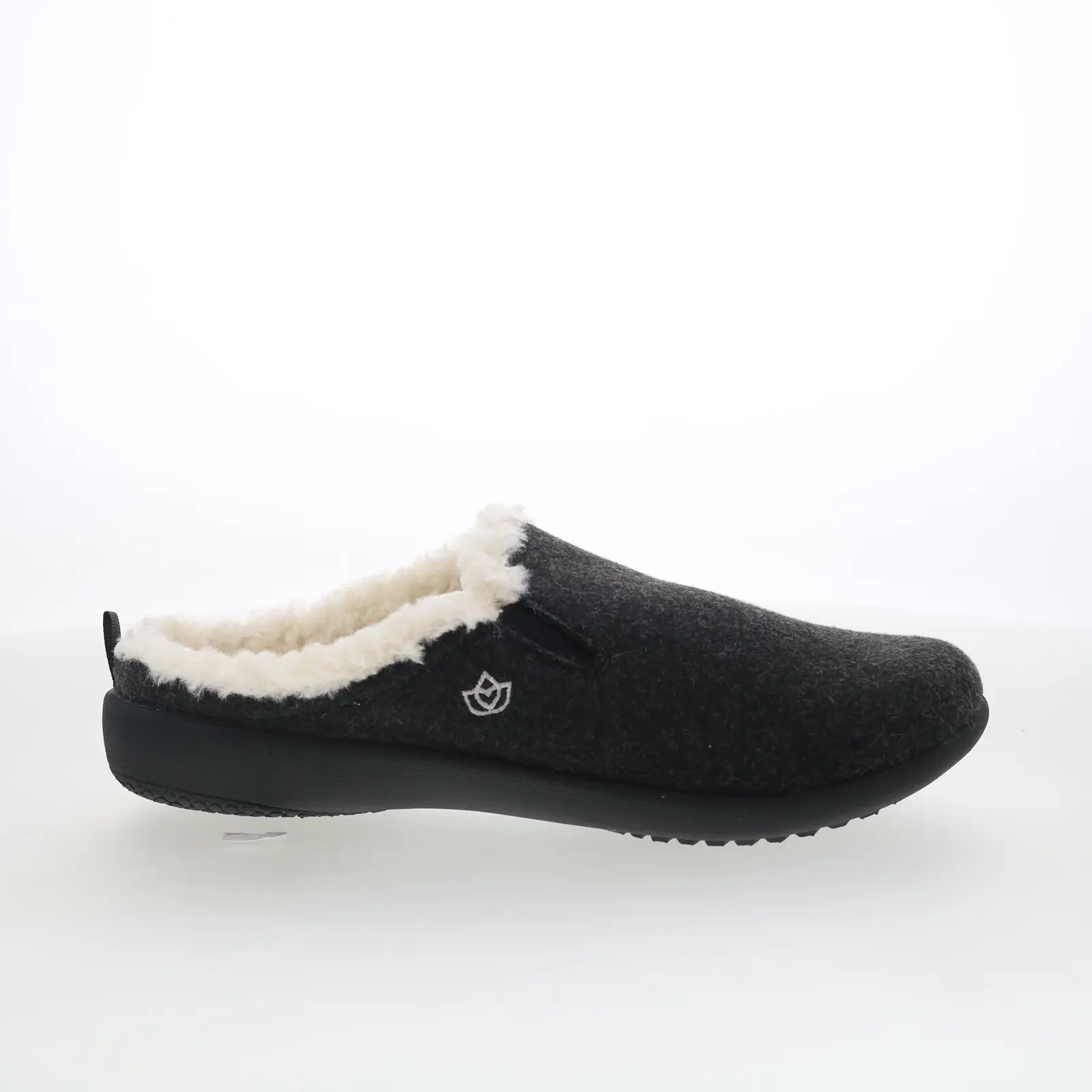 Spenco Dundee Wool Slipper SP1048BLK Womens Black Clogs Slippers Shoes