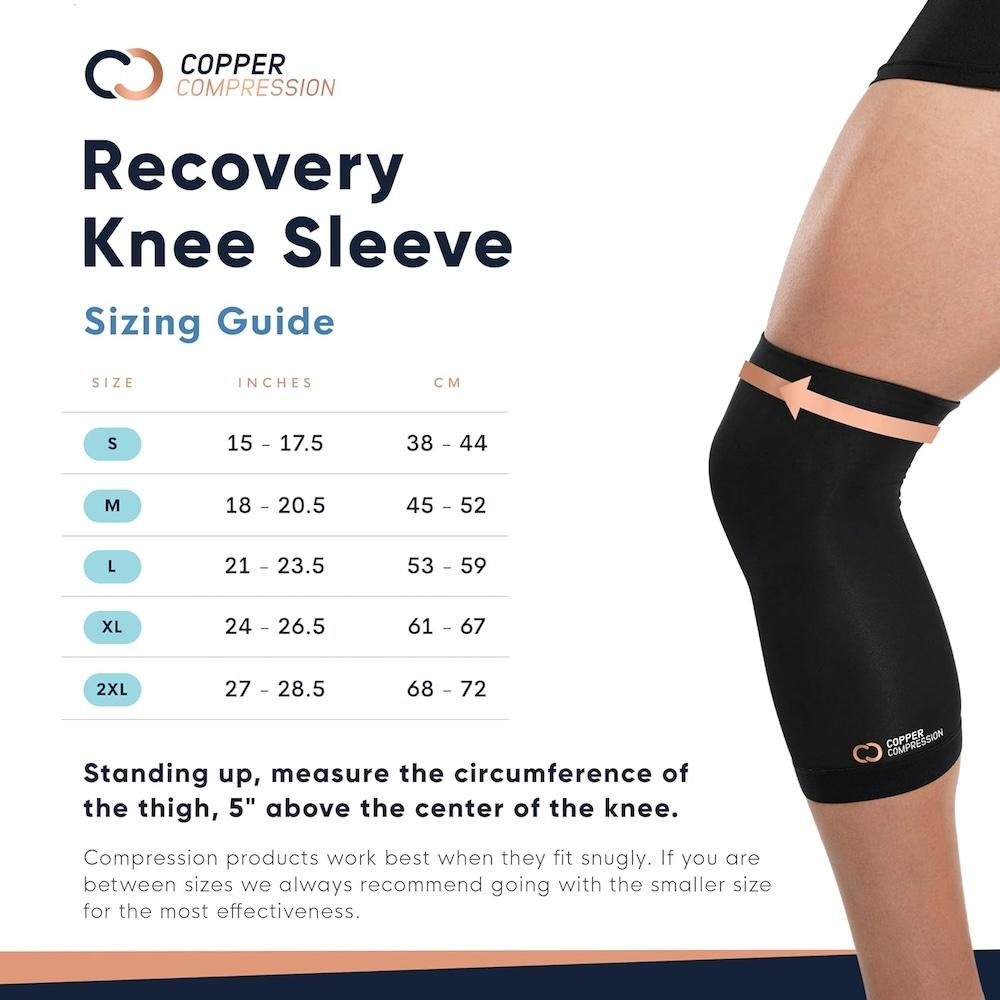 Copper Compression Knee Sleeve for Men & Women: Targeted Compression for Pain Relief, Stability, and Enhanced Performance – Ideal for Sports, Outdoor Activities, and All-Day Support