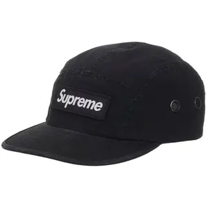 Supreme Military Camp Cap (SS26) Black