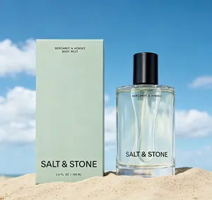 Salt & Stone Bergamot & Hinoki Body Mist 100ml Hydrating Unisex Hair Body Spray Vegan Fragrance