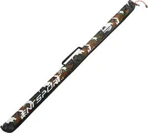 Foldable Fishing Rod Bag 45-Inches Durable Fishing Tackle Bag Storage Bag Portable Rod Tubes Rod Cases (Suit for 2- 7- Rod)