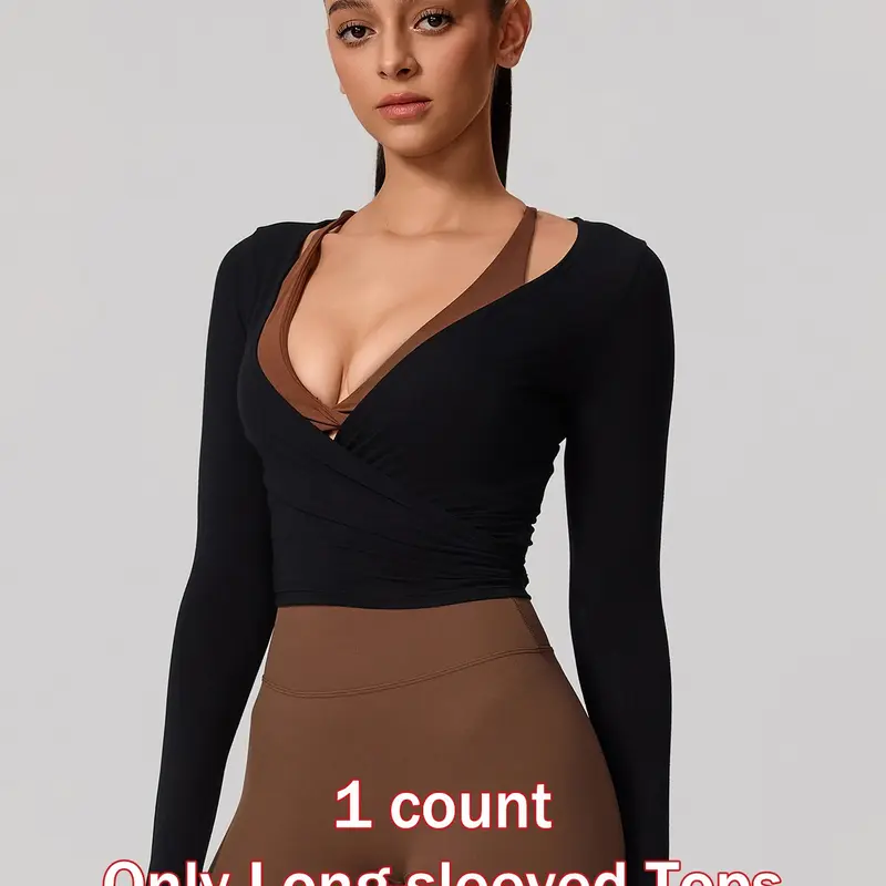Lightweight Breathable Long Sleeve Yoga Hoodie, Adjustable Lace-Up Design, Sporty Style, All Seasons, Quick-Dry Fabric, Plain Pattern, Activewear, Active Top, Elastic Breathable Sportswear, Breathable Workout Tops, Athletic Activewear