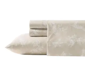 Wrangler Foliage Beige Queen Microfiber Sheet Set