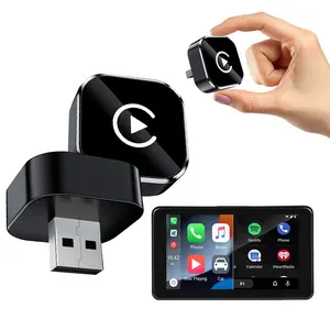 2025 Wireless carplay Adapter for iPhone/Android  Fast Connection,Hands-Free Call wireless adapter Electronic Charger carplay dongle