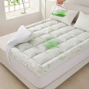 Cosybay Mattress Topper 2 inch 100% Waterproof - Viscose Made from Bamboo Pillow Top Mattress Pad for Back Pain Relief - Naturally Cooling for Hot Sleepers, fits 6-21" Mattress, 600GSM, Thick Pillow Top Mattress Pad, Gift for mother's day #Summervibes