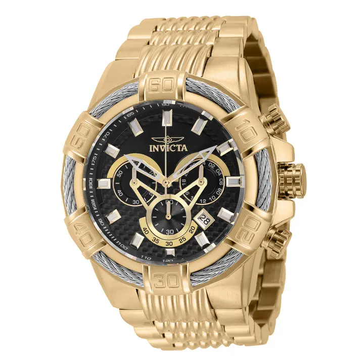 Open Box Invicta Bolt Men's Watch - 52mm, Gold (AIC-38953)