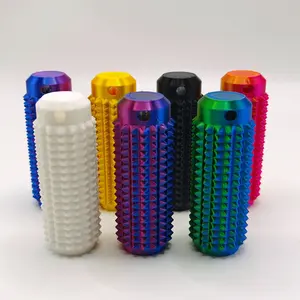 Little Ouchies Fidget Pocket Mini Toy Spiky Grippie Stim Keychain Venting Key Pendant for Anxiety Relief Portable Stress Relieving Accessory Novelty Gifts Soft Squishy Silicone Sensory Bundle