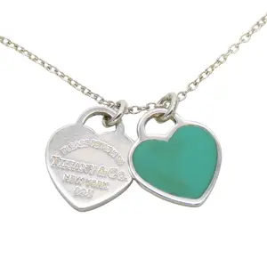 Pre-owned Tiffany & Co. Sterling Silver 925 (Ag925) Small Leather Goods Return to Tiffany Silver925 Necklace